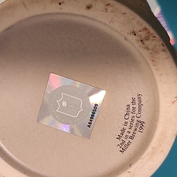 Vintage 1999 Atlanta Falcons beer stein stoneware Mug 6" height - Picture 6 of 6